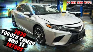 2020 TOYOTA CAMRY AWD SE - $14700. Выкупили очередной утопленник , как думаете почему не заводится ?