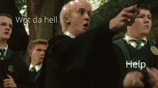 Draco Lucius Malfoy being a savage Slytherin for 2 minutes straight.
