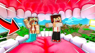 ZOSTALIŚMY POŻARCI PRZEZ POTWORA W MINECRAFT?! GPLAY & LUMI