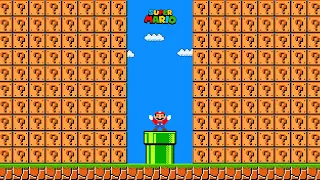 Can Mario Jump Over 999 item Blocks in New Super Mario Bros. Wii?