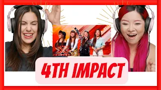 Fan Girls React to 4th Impact Bang Bang X Factor UK