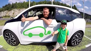 Funny Baby & Power Wheels Car BMWi3 Our Car Nursery Rhymes for Children
