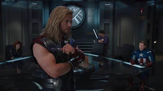 " That Man is Playing Galaga " Scene | The Avengers (2012) in Full HD 1080p