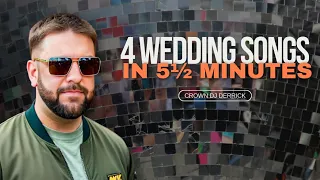 Epic Wedding DJ Quick Mix #1 by Crown DJ Derrick | 4 Songs in 5½ Minutes