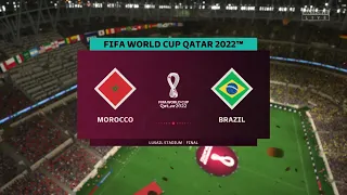 FIFA 23- Brazil Vs Morocco- World cup final- Qatar