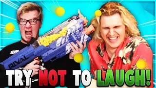 Try Not To Laugh Challenge - NERF Special