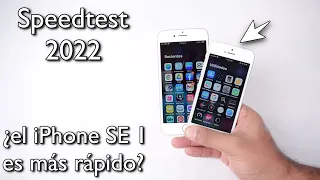 iPhone 7 vs iPhone SE 1 🔥 PRUEBA DE VELOCIDAD 🚀 2022 iOS 15.3 vs iOS 14.6  - RUBEN TECH !