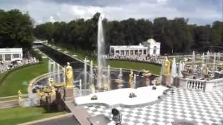Peterhof Palace Fountains   YouTube