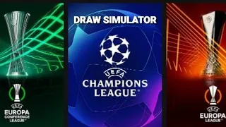 SIMULAZIONE SORTEGGI DI CHAMPIONS, EUROPA LEAGUE E CONFERENCE 2022/23 - Draw Simulator