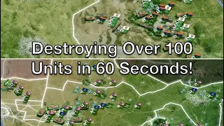 Most Epic Moment in Conflict of Nations WW3 - Over 100 Units Destroyed in 60 Seconds