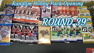 Random Football Card Hobby Pack Opening Round 39!