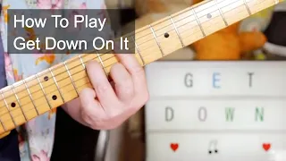 'Get Down On It' Kool & The Gang Guitar & Bass Lesson