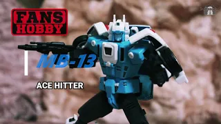 Transformers Masterforce Ace Hitter  MB-13 Fans Hobby Stop Motion animation