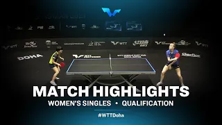 Nadezhda Bogdanova vs Sakura Yokoi | WTT Contender Doha 2021 | Women's Singles | QUAL Highlights