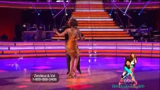 Dancing With The Stars: Zendaya and Val - Week 2