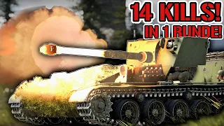 14 Kills in einer Runde! Muss man erst mal machen^^ - Su-100P | War Thunder