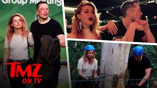 Amber Heard and Elon Musk Go Ziplining | TMZ TV