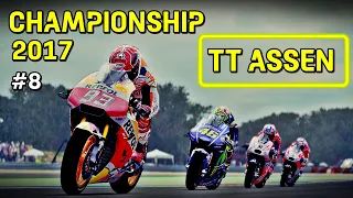 TT Assen Battles | MotoGP AI Championship 2017 | #8 | DutchGP