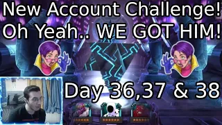 New Account Challenge Day 36, 37 And 38 Recap! Robot Carina Challenge And Acts 7.1 & 7.2! MCOC