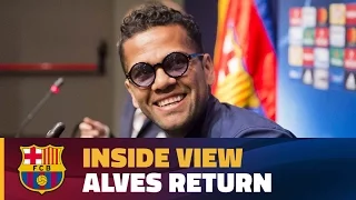 [BEHIND THE SCENES] Dani Alves returns to Barcelona