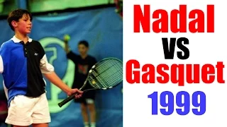 Rafael Nadal vs Richard Gasquet At 12 Years Old - Junior Tennis Players