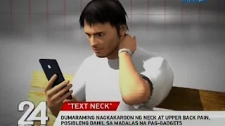 Dumaraming nagkakaroon ng neck at upper back pain, posibleng dahil sa madalas na pag-gadgets