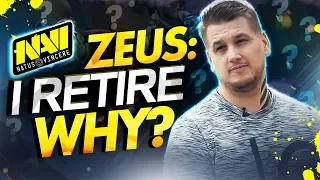 NAVI Zeus: I finish my player career (Why? What's next?)