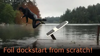 Learning to Hydrofoil Dockstart with zero foil experience!