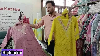 🌸Summer Collection Of Tunics - Suits & Kurtis  Economy Range By Jaipur Kurti Hub🌸#fabandfashionvlogs