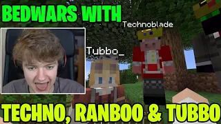TommyInnit, Technoblade, Tubbo and Ranboo PROXIMITY CHAT BEDWARS