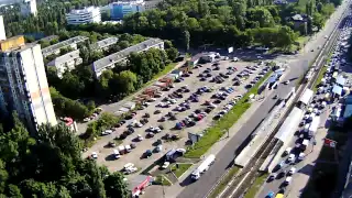 Заторы на дороге в городе Киев [2015-05-22 18:03:35]