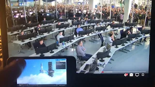 Falcon Heavy: Reactions at SpaceX Mission Control