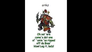 the Chad Krorks vs the Virgin Orks | Warhammer 40k meme dub
