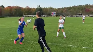Temple Academy girls soccer at Searsport