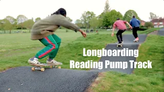 Longboarding at Reading Pump Track