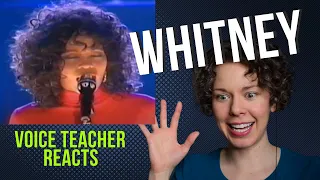 Voice Teacher Reacts - WHITNEY HOUSTON - I Have Nothing