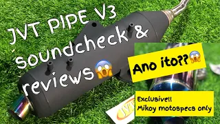 JVT pipe V3 for click👍exclusive to Mikoy motospecs team😱 and theres more😍