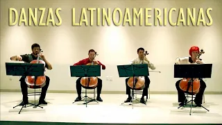 Danzas Latinoamericanas (3 movements) by José Elizondo, performed by cello quartet Il Tempo di Celli
