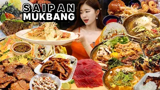 SAIPAN MUKBANG VLOG 🏝️ FOOD FEST "TASTE OF MARIANAS" ☆ FRESH TUNA, LOBSTERS, K-FOOD, LIME SOJU 🔥