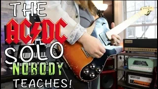 The AC/DC Solo Nobody Teaches!