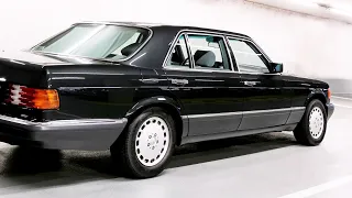 W126 Mercedes-Benz 560 SEL long-wheelbase S-class 80s