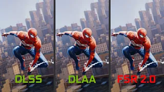 DLAA vs DLSS vs FSR 2.0 Spider Man Remastered