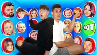 100 Karnych PRZYCISKÓW Youtuberów, ale tylko JEDEN pozwala Ci uciec...