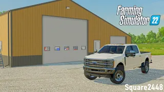 Building NEW Landscaping Shop! & Moving Equipment! (NEW MAP) | FS22