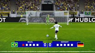 Brazil vs Germany / Penalty Shootout 2023 / Neymar vs Sane / eFootball Gameplay PES