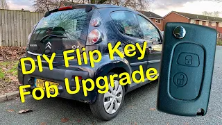 Citroen C1 DIY Flip Key Upgrade / Remote Key Fob Replacement (CityBug/Aygo/Peugeot 107)
