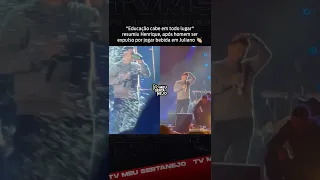 HOMEM FOI EXPULSO DO SHOW APÓS JOGAR ÁGUA NO JULIANO