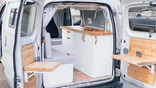 ULTIMATE MICRO CAMPER VAN | FULL TOUR! - 2013 Nissan NV200