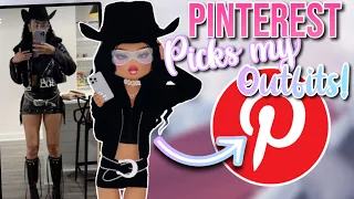 LETTING PINTEREST PICK MY OUTFIT IN DRESS TO IMPRESS | Roblox Dress To Impress Part 5
