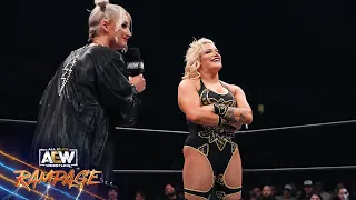 Outspoken Outcast? AEW Women’s Champion, Toni Storm, addresses Taya Valkyrie | 07/14/23, AEW Rampage